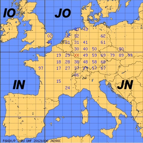 carte iaru uhf2012