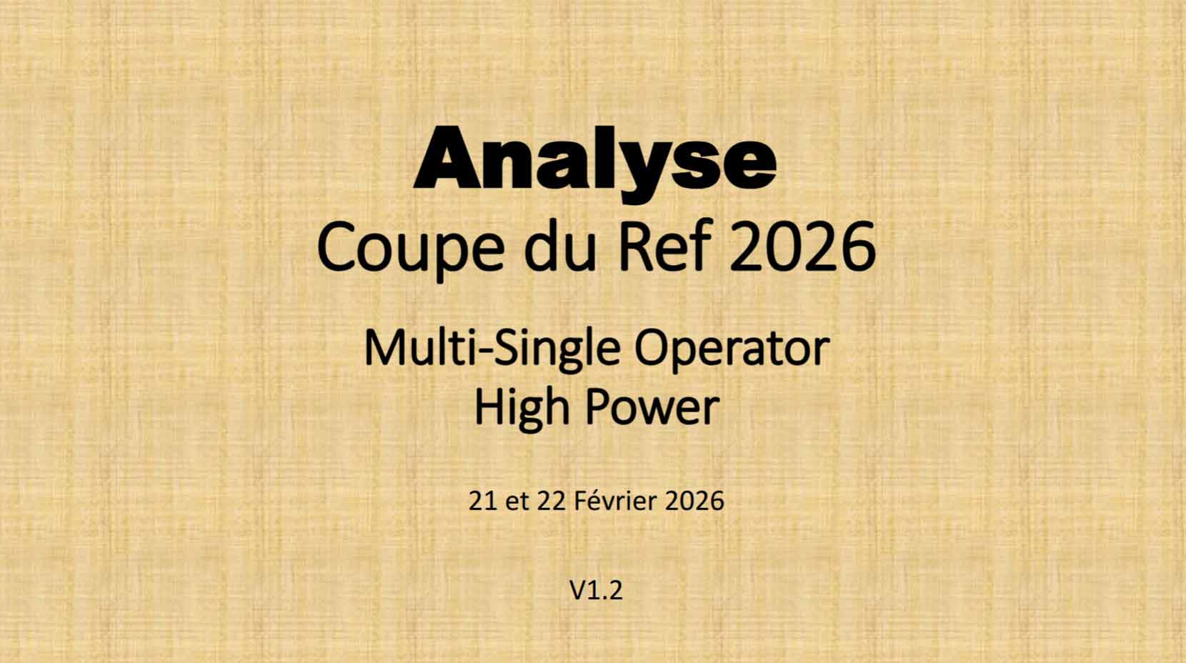 analyse coupe du ref 2026 ssb